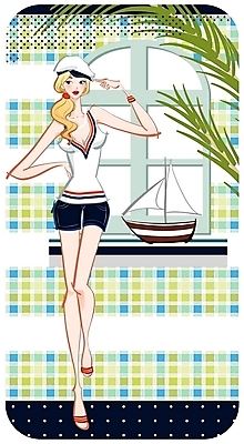 EPS 전신 식물 모자 우먼라이프 여자 패션 포즈 패턴 일러스트 창문 한명 사람 20대 성인 쇼핑 하이힐 모형배 여자만 여자한명만 성인여자만 청년만 청년여자만 성인한명만 청년여자한명만 성인여자한명만 성인만 국내일러스트 1 라이프스타일 잡화 구두 무늬 청년 모형 여성화 파일형식 벡터