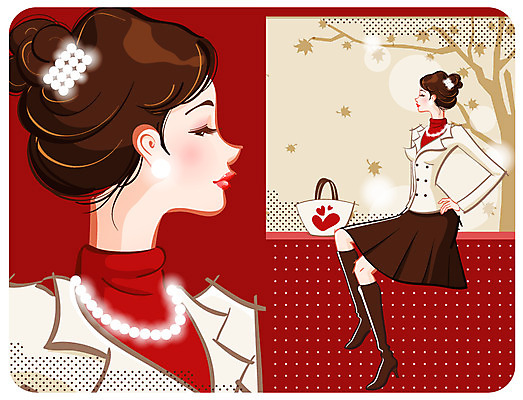 EPS 우먼라이프 여자 패션 낙엽 패턴 가방 일러스트 목걸이 장신구 단풍나무 한명 사람 20대 성인 쇼핑 유행 머리핀 도도함 여자만 여자한명만 성인여자만 청년만 청년여자만 성인한명만 청년여자한명만 성인여자한명만 성인만 국내일러스트 나무 1 라이프스타일 잡화 단풍 잎 무늬 청년 파일형식 벡터