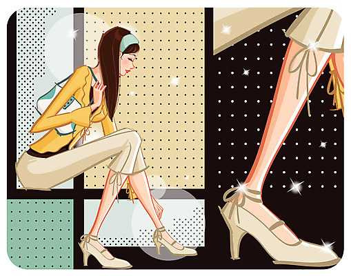 EPS 우먼라이프 여자 패션 구두 패턴 가방 일러스트 한명 사람 20대 성인 쇼핑 유행 여자만 여자한명만 성인여자만 청년만 청년여자만 성인한명만 청년여자한명만 성인여자한명만 성인만 국내일러스트 1 라이프스타일 잡화 신발 무늬 청년 파일형식 벡터