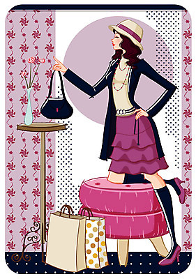 EPS 우먼라이프 여자 패션 패턴 의자 가방 일러스트 실내 한명 사람 20대 성인 쇼핑 쇼핑백 유행 꽃병 장식대 여자만 여자한명만 성인여자만 청년만 청년여자만 성인한명만 청년여자한명만 성인여자한명만 성인만 국내일러스트 1 라이프스타일 잡화 꽃 가구 무늬 청년 내부 파일형식 벡터