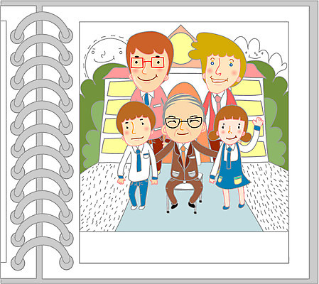 EPS 여자 교육 남자 초등학생 일러스트 사람 여러명 스쿨라이프 교사 봄 앨범 기념사진 어린이만 국내일러스트 직업 학생 라이프스타일 계절 다수 학교 파일형식 벡터