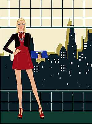 EPS 우먼라이프 계절 여자 패션 일러스트 한명 사람 20대 성인 쇼핑 가을 도시 여자만 여자한명만 성인여자만 청년만 청년여자만 성인한명만 청년여자한명만 성인여자한명만 성인만 국내일러스트 1 라이프스타일 청년 파일형식 벡터