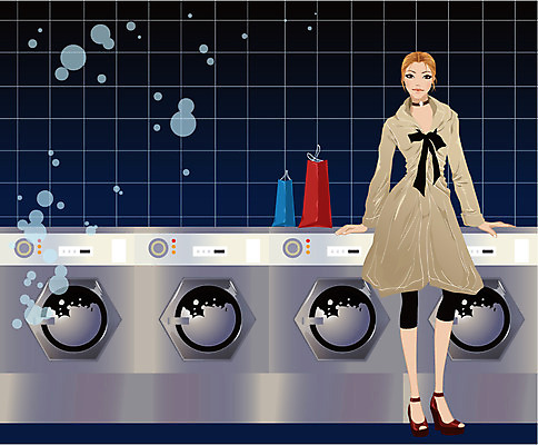 EPS 우먼라이프 라이프스타일 계절 여자 패션 일러스트 실내 한명 사람 20대 성인 가을 도시 빨래 세탁기 세탁실 여자만 여자한명만 성인여자만 청년만 청년여자만 성인한명만 청년여자한명만 성인여자한명만 성인만 국내일러스트 1 가사 청년 내부 생활 가전제품 파일형식 벡터