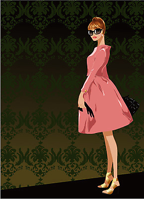 EPS 우먼라이프 계절 여자 패션 장갑 일러스트 한명 사람 20대 성인 쇼핑 가을 도시 여자만 여자한명만 성인여자만 청년만 청년여자만 성인한명만 청년여자한명만 성인여자한명만 성인만 국내일러스트 1 라이프스타일 잡화 청년 파일형식 벡터