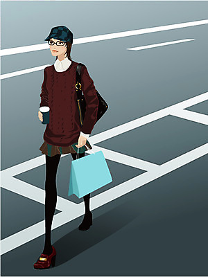 EPS 우먼라이프 계절 여자 패션 도로 커피 겨울 일러스트 교통시설 거리 한명 사람 20대 성인 쇼핑 쇼핑백 가을 도시 여자만 여자한명만 성인여자만 청년만 청년여자만 성인한명만 청년여자한명만 성인여자한명만 성인만 국내일러스트 1 라이프스타일 길 음료 교통 가방 청년 시설 파일형식 벡터