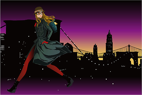 EPS 우먼라이프 건축물 계절 여자 패션 일러스트 하늘 한명 사람 풍경 20대 성인 야외 쇼핑 가을 도시 야간 가교 여자만 여자한명만 성인여자만 청년만 청년여자만 성인한명만 청년여자한명만 성인여자한명만 성인만 국내일러스트 자연요소 1 라이프스타일 건축 청년 파일형식 벡터