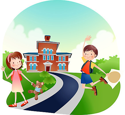 EPS 주간 캐릭터 계절 여자 어린이교육 교육 남자 길 초등학생 어린이 일러스트 홍보캐릭터 학교 방학 교육캐릭터 여름방학 사람 소녀 소년 야외 두명 10대 여름 친구 곰인형 인사 등교 하교 십대만 일러캐릭터 자연요소 학생 인형 관계 청소년 휴가 예절 등하교 파일형식 벡터 여름_계절