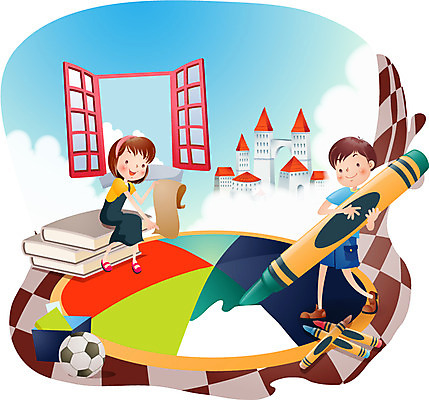 EPS 계절 여자 어린이교육 교육 남자 초등학생 어린이 일러스트 축구공 창문 상상 방학 색연필 여름방학 사람 소녀 소년 두명 10대 책 여름 친구 성 크레파스 생활계획표 십대만 국내일러스트 학생 건축물 공 축구용품 관계 청소년 휴가 학용품 계획표 파일형식 벡터 여름_계절