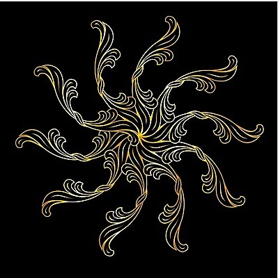 EPS 해외이미지 디자인 꽃 백그라운드 잎 꽃무늬 패턴 곡선 일러스트 추상 미술 사람없음 그래픽 장식 검은색 희망 화려 우아함 묘사 공상 대칭 아라베스크 엘리먼트 스타일 해외202004 해외일러스트 식물 감정 선 컬러 컨셉 무늬 문화예술 파일형식 벡터