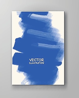 EPS 해외이미지 템플릿 디자인 배너 포스터 종이 백그라운드 일러스트 벽지 수채화 미술 사람없음 그래픽 장식 파란색 페인트 얼룩 그림 캔버스 페이지 엘리먼트 해외202004 해외일러스트 컬러 문화예술 파일형식 벡터