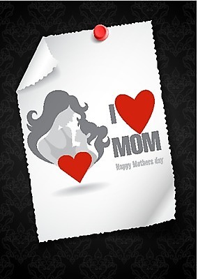 EPS 해외이미지 여자 행복 어린이 일러스트 가족 사랑 성인 두명 하트 축하 아기 여자만 어머니의날 해외202004 해외일러스트 모양 기념일 감정 컨셉 관계 사람 미국문화 파일형식 벡터