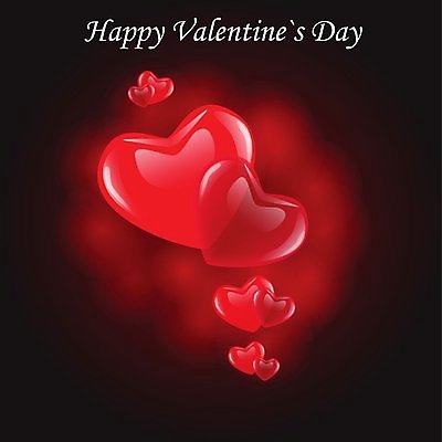 EPS 해외이미지 기념일 컨셉 일러스트 발렌타인데이 사랑 사람없음 빨간색 검은색 하트 마음 축하 열정 해외202004 해외일러스트 모양 감정 컬러 데이이벤트 이벤트 파일형식 벡터