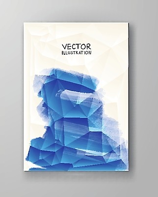 EPS 해외이미지 템플릿 디자인 배너 포스터 종이 백그라운드 일러스트 벽지 수채화 미술 사람없음 그래픽 장식 파란색 페인트 얼룩 그림 캔버스 페이지 엘리먼트 해외202004 해외일러스트 컬러 문화예술 파일형식 벡터