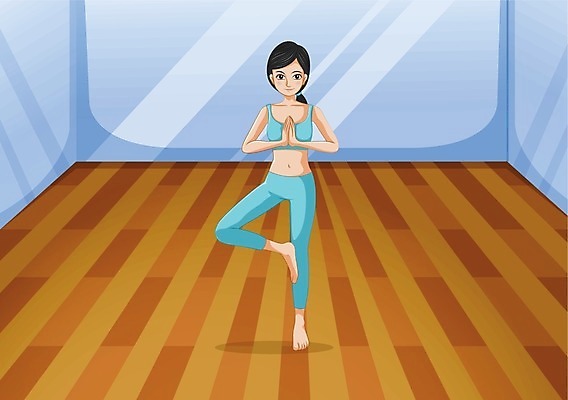 EPS 해외이미지 여자 일러스트 요가 유리 바닥 실내 건강 사람 목재 그래픽 10대 파란색 운동 섹시 노란색 스트레칭 줄무늬 방 균형 날씬함 집중 명상 그림 체육관 타이즈 해외202004 해외일러스트 나무 웰빙 컬러 컨셉 무늬 재료 청소년 재질 내부 몸매 파일형식 벡터