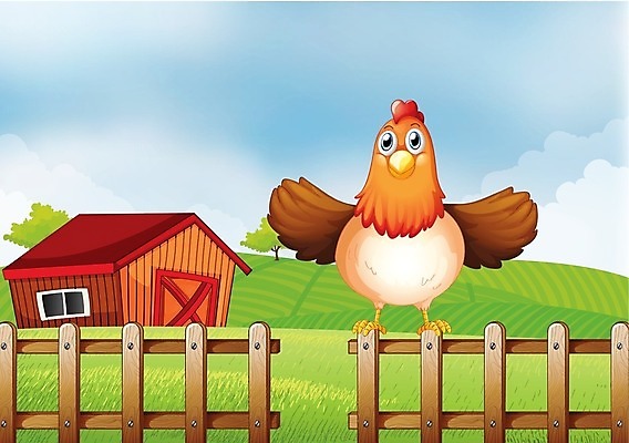 EPS 해외이미지 나무 식물 동물 구름 여자 잎 밭 채소 일러스트 자연 하늘 사람없음 야외 파란색 농작물 울타리 농장 농경지 흰색 농부 오두막 그림 외양간 밭일 암탉 해외202004 해외일러스트 자연요소 직업 컬러 농업 사람 담장 닭 암컷 생태계 파일형식 벡터