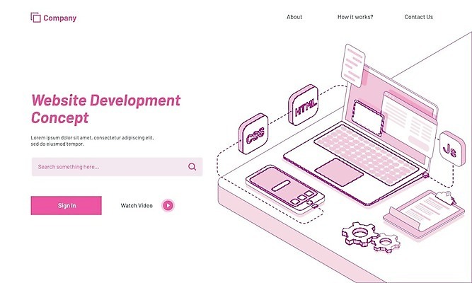 EPS 해외이미지 템플릿 디자인 분홍색 인터넷 일러스트 비즈니스 노트북 사무실 3D 우주 디지털 자료 웹 흰색 업무 작업 종업원 페이지 개발 로그인 로딩 반응 소프트웨어 착륙 프로그래머 프로그래밍 코딩 해외202004 해외일러스트 직업 컬러 전자제품 디지털합성 컴퓨터교육 파일형식 벡터