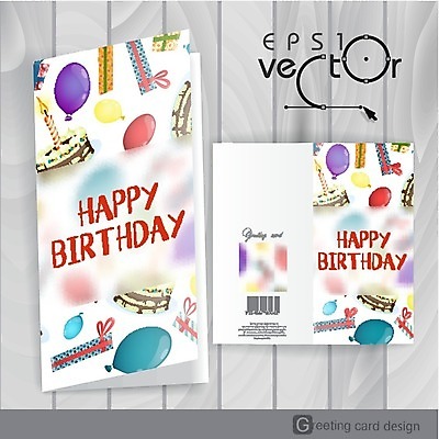 EPS 해외이미지 배너 기념일 행복 음식 일러스트 선물 이벤트 팜플렛 사람없음 목재 파티 케이크 축하 생일 엽서 초대 축하카드 생일축하 풍선 생일카드 해외202004 해외일러스트 나무 감정 컨셉 재료 디저트 카드_감사 편지 파일형식 벡터