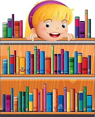 EPS 해외이미지 여자 어린이교육 어린이 백그라운드 일러스트 학교 사람 책 독서 머리띠 도서관 숨김 해외202004 해외일러스트 교육 컨셉 장신구 파일형식 벡터