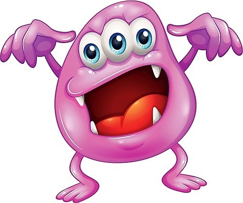 EPS 해외이미지 캐릭터 일러스트 서기 사람없음 몬스터 해외202004 해외일러스트 일러캐릭터 모션 파일형식 벡터