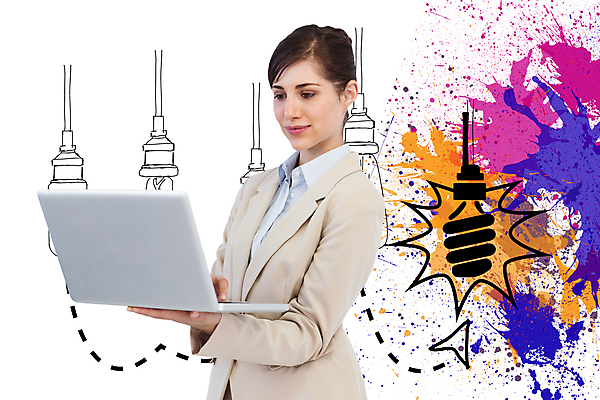 포토 JPG 해외이미지 백인 디자인 여자 행복 아이디어 갈색머리 한명 정장 20대 노트북 디지털 보라색 페인트 에너지 타이핑 잡기 비즈니스우먼 자신감 우아함 스마트 스타일 해외202004 해외포토 서양인 1 헤어스타일 옷 감정 컬러 컨셉 비즈니스 모션 사람 청년 전자제품 직장인 파일형식