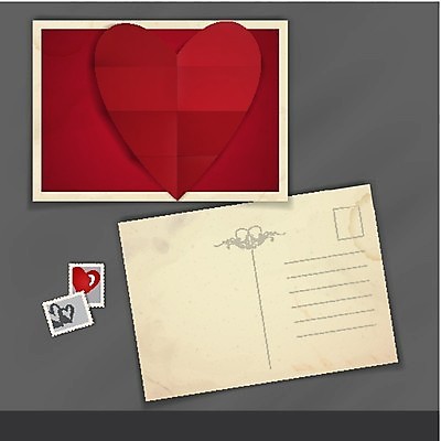 EPS 해외이미지 디자인 행복 종이 백그라운드 일러스트 휴가 발렌타인데이 사랑 빨간색 공백 낭만 수확 하트 축하 인사 신용카드 심볼 복고 엽서 우표 그런지 옛날 해외202004 해외일러스트 모양 감정 컬러 컨셉 농업 데이이벤트 금융 예절 편지 파일형식 벡터