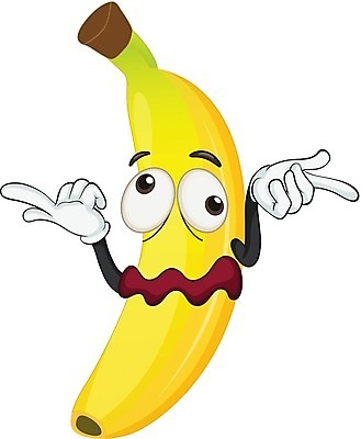 EPS 해외이미지 클립아트 일러스트 바나나 사람없음 노란색 음식캐릭터 해외202004 해외일러스트 일러캐릭터 캐릭터 음식 컬러 과일 파일형식 벡터