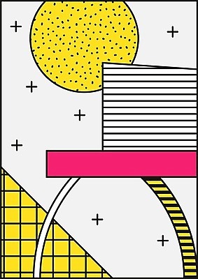 EPS 해외이미지 모양 디자인 백그라운드 패턴 일러스트 추상 사람없음 컬러풀 복고 기하학 멤피스디자인 해외202004 해외일러스트 컬러 무늬 파일형식 벡터