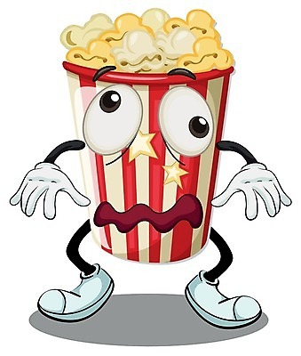 EPS 해외이미지 클립아트 일러스트 사람없음 음식캐릭터 팝콘 해외202004 해외일러스트 일러캐릭터 캐릭터 음식 파일형식 벡터