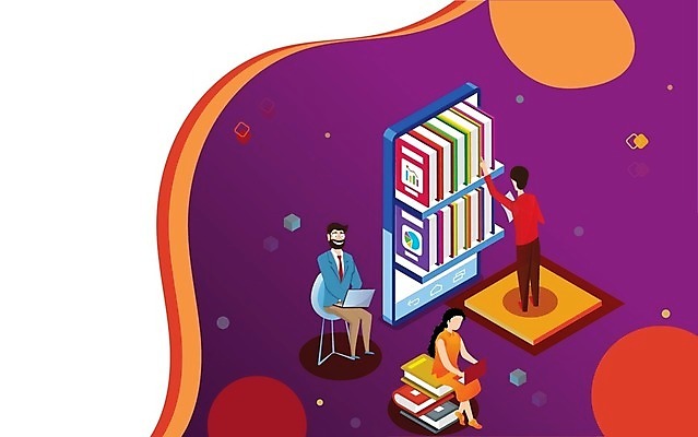 EPS 해외이미지 디자인 여자 교육 남자 포스터 인터넷 일러스트 졸업 책장 사람 책 노트북 스마트폰 스터디 독서 도서관 스마트 사전 아이소메트릭 서점 백과사전 온라인강의 터치스크린 해외202004 해외일러스트 가구 컨셉 전자제품 핸드폰 스마트기기 학습 상점 강의 파일형식 벡터 언택트