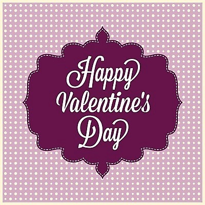 EPS 해외이미지 분홍색 패턴 일러스트 발렌타인데이 사랑 타이포그라피 사람없음 보라색 축하 심플 해외202004 해외일러스트 문자 감정 컬러 컨셉 무늬 데이이벤트 파일형식 벡터