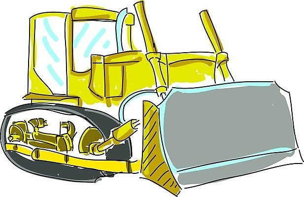 EPS 해외이미지 일러스트 창문 장비 흰색 굴착기 해외202004 해외일러스트 컬러 중장비 파일형식 벡터