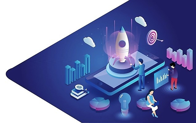 EPS 해외이미지 디자인 포스터 과학 인터넷 일러스트 회사 성공 돋보기 설계 아이디어 사람 스마트폰 인포그래픽 로켓 발표 목표 스마트 시작 해결 아이소메트릭 혁명 발명 프로젝트 해외202004 해외일러스트 컨셉 비즈니스 핸드폰 스마트기기 파일형식 벡터