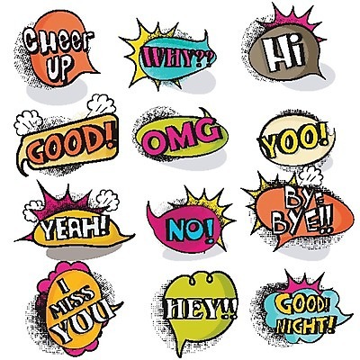 EPS 해외이미지 말풍선 일러스트 텍스트 사람없음 컬러풀 표현 만화 팝아트 코믹 카툰스타일 해외202004 해외일러스트 컬러 그림 파일형식 벡터