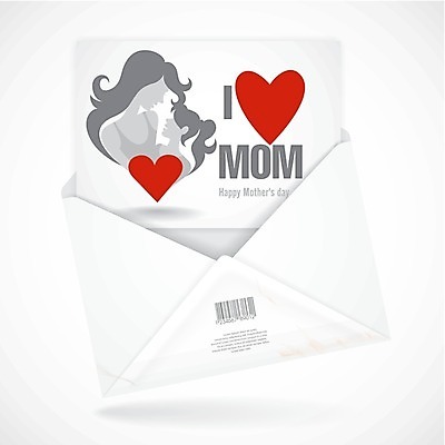 EPS 해외이미지 여자 행복 어린이 일러스트 가족 편지봉투 사랑 성인 두명 하트 축하 아기 편지 엽서 여자만 어머니의날 해외202004 해외일러스트 모양 기념일 감정 컨셉 관계 봉투 사람 미국문화 파일형식 벡터