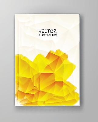 EPS 해외이미지 템플릿 디자인 배너 포스터 종이 벽 백그라운드 일러스트 벽지 수채화 미술 사람없음 그래픽 장식 노란색 페인트 얼룩 그림 캔버스 페이지 엘리먼트 해외202004 해외일러스트 컬러 문화예술 파일형식 벡터
