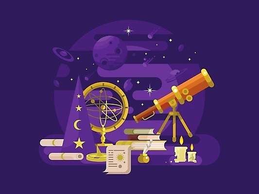 EPS 해외이미지 디자인 교육 별 종이 지구 과학 백그라운드 컨셉 일러스트 사람없음 그래픽 책 세트 태양 지구본 우주 망원경 행성 장비 골동품 기구 공구 역사 플랫 확대 오브젝트 복고 점성술 시스템 천문학 궤도 엘리먼트 광학 스타일 해외202004 해외일러스트 자연요소 도구 파일형식 벡터