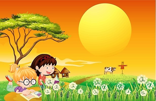 EPS 해외이미지 나무 식물 동물 여자 어린이 잎 밭 채소 일러스트 자연 사람 야외 책 농작물 독서 농장 농경지 일출 일몰 소 농부 읽기 그림 밭일 해외202004 해외일러스트 직업 농업 포유류 모션 노을 생태계 파일형식 벡터