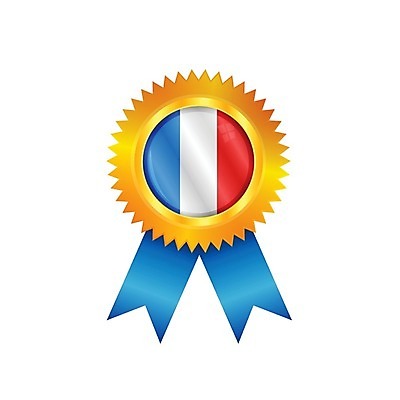 EPS 해외이미지 배너 유럽 리본 일러스트 사람없음 파란색 세계 라벨 경쟁 프랑스 깃발 상패 트로피 메달 심볼 배지 광택 프랑스어 파리(프랑스) 해외202004 해외일러스트 문자 나라 컬러 컨셉 프레임 상_우승 상_상패 파일형식 벡터