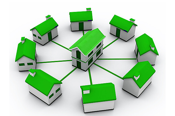 포토 JPG 해외이미지 컨셉 비즈니스 커뮤니케이션 부동산 주택 아이디어 사람없음 건물 3D 흰색 연결 해외202004 해외포토 건축물 컬러 재산 디지털합성 파일형식