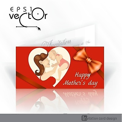 EPS 해외이미지 여자 행복 일러스트 가족 사랑 성인 두명 하트 축하 아기 어머니의날 해외202004 해외일러스트 모양 기념일 감정 컨셉 관계 사람 미국문화 파일형식 벡터