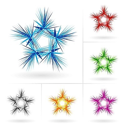 EPS 해외이미지 모양 디자인 실루엣 별 분홍색 일러스트 추상 나선형 미술 사람없음 그래픽 초록색 파란색 세트 컬러풀 심볼 그림 기하학 엘리먼트 스타일 해외202004 해외일러스트 자연요소 컬러 무늬 문화예술 촬영기법 파일형식 벡터