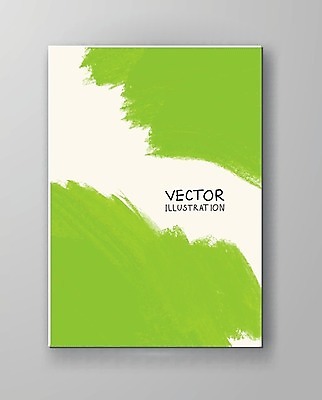 EPS 해외이미지 템플릿 디자인 배너 포스터 종이 백그라운드 일러스트 벽지 수채화 미술 사람없음 그래픽 장식 초록색 페인트 얼룩 그림 캔버스 페이지 엘리먼트 해외202004 해외일러스트 컬러 문화예술 파일형식 벡터