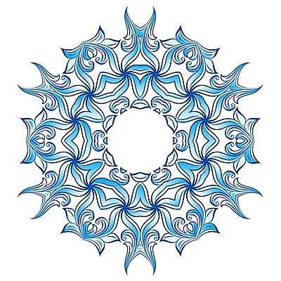 EPS 해외이미지 모양 디자인 실루엣 백그라운드 겨울 꽃무늬 패턴 일러스트 추상 사람없음 그래픽 장식 파란색 흰색 축하 원형 눈송이 화려 눈꽃무늬 스타일 해외202004 해외일러스트 도형 계절 꽃 컬러 컨셉 무늬 눈꽃 눈_날씨 촬영기법 파일형식 벡터