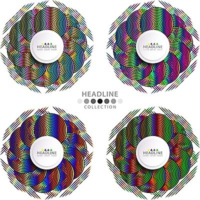 EPS 해외이미지 모양 템플릿 디자인 배너 리플렛 백그라운드 컨셉 패턴 일러스트 추상 프레임 종류 사람없음 그래픽 장식 세트 컬러풀 라벨 플랫 레이아웃 엘리먼트 스타일 해외202004 해외일러스트 컬러 무늬 파일형식 벡터