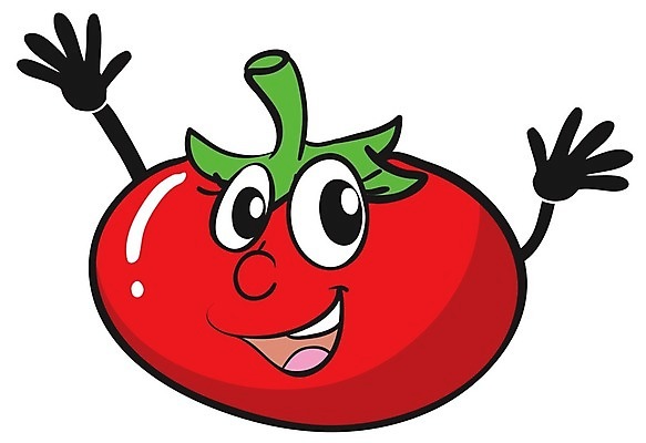 EPS 해외이미지 클립아트 행복 토마토 일러스트 사람없음 빨간색 음식캐릭터 해외202004 해외일러스트 일러캐릭터 캐릭터 감정 음식 컬러 채소 파일형식 벡터