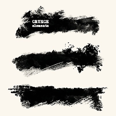 EPS 해외이미지 디자인 일러스트 붓터치 사람없음 검은색 질감 그런지 국경 해외202004 해외일러스트 컬러 파일형식 벡터