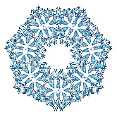 EPS 해외이미지 모양 디자인 실루엣 백그라운드 겨울 꽃무늬 패턴 일러스트 추상 사람없음 그래픽 장식 파란색 흰색 축하 원형 눈송이 화려 눈꽃무늬 스타일 해외202004 해외일러스트 도형 계절 꽃 컬러 컨셉 무늬 눈꽃 눈_날씨 촬영기법 파일형식 벡터