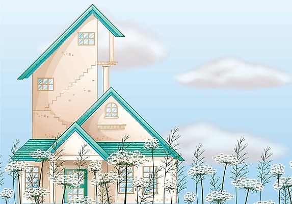 EPS 해외이미지 구름 꽃 줄기 백그라운드 잎 일러스트 건축양식 창문 하늘 지붕 주택 건물 그래픽 초록색 파란색 계단 흰색 기둥 잡초 큼 옥상 맨션 그림 시멘트 카피스페이스 전경 해외202004 해외일러스트 자연요소 식물 건축물 건축 컬러 풍경 공백 크기 파일형식 벡터 탑뷰