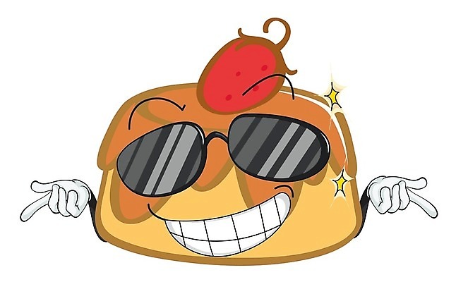 EPS 해외이미지 클립아트 일러스트 딸기 디저트 미소 사람없음 선글라스 음식캐릭터 젤리 맛있는 해외202004 해외일러스트 일러캐릭터 캐릭터 안경 음식 과일 표정 파일형식 벡터