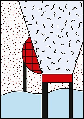 EPS 해외이미지 모양 디자인 백그라운드 패턴 일러스트 추상 사람없음 컬러풀 복고 기하학 멤피스디자인 해외202004 해외일러스트 컬러 무늬 파일형식 벡터